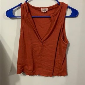 PST- V-Neck Cropped Tank